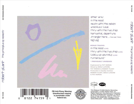 The Principle Of Moments cover art