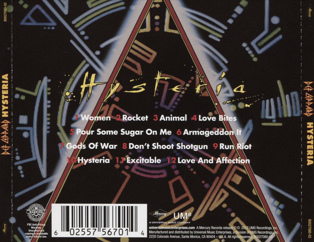 Hysteria [30th Anniversary Edition] cover art