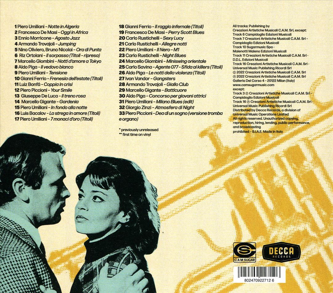 Boom! Italian Jazz Soundtracks at Their Finest 1959-1969 cover art