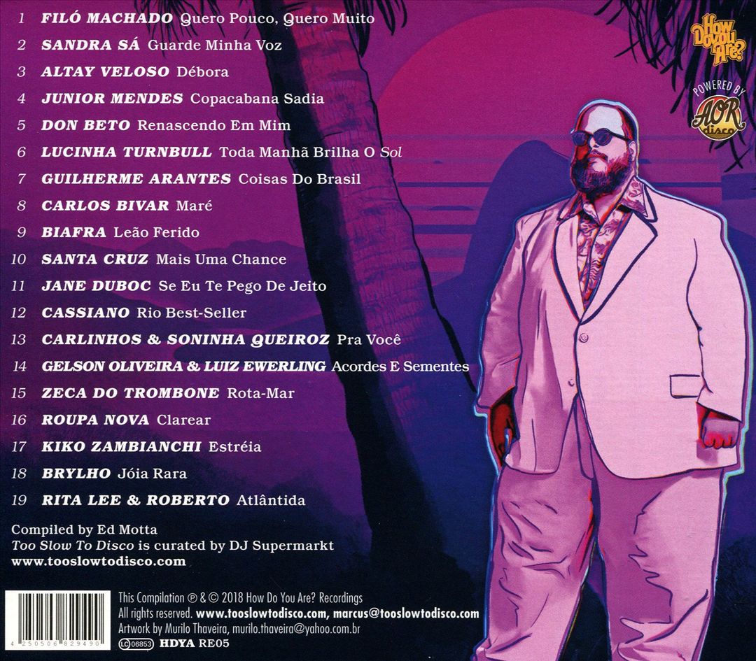 Too Slow to Disco Brasil: Compiled by Ed Motta cover art
