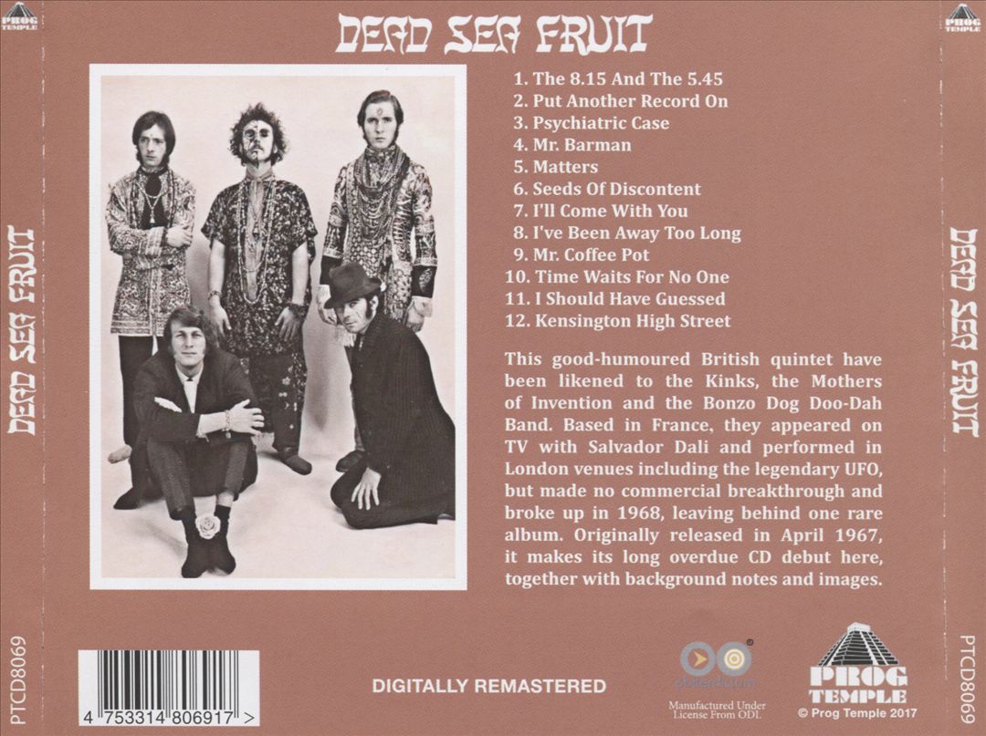 Dead Sea Fruit cover art