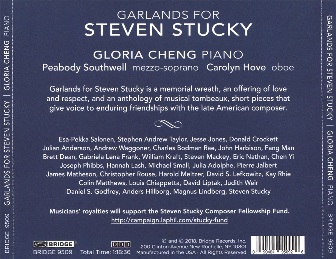 Garlands for Steven Stucky cover art