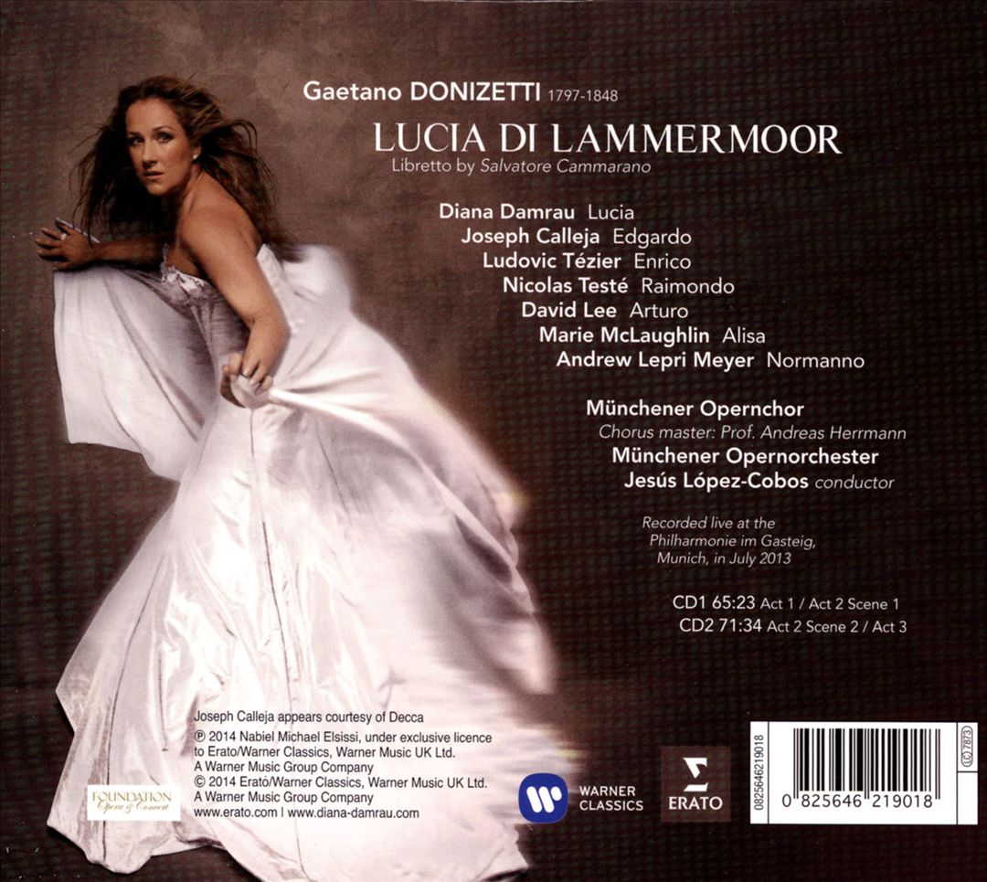 Donizetti: Lucia di Lammermoor cover art