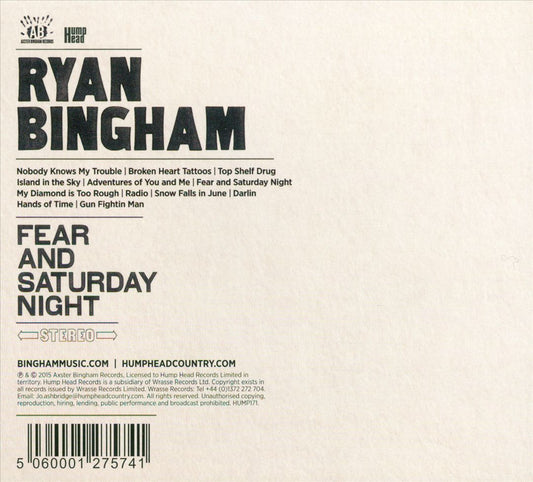 Fear and Saturday Night cover art