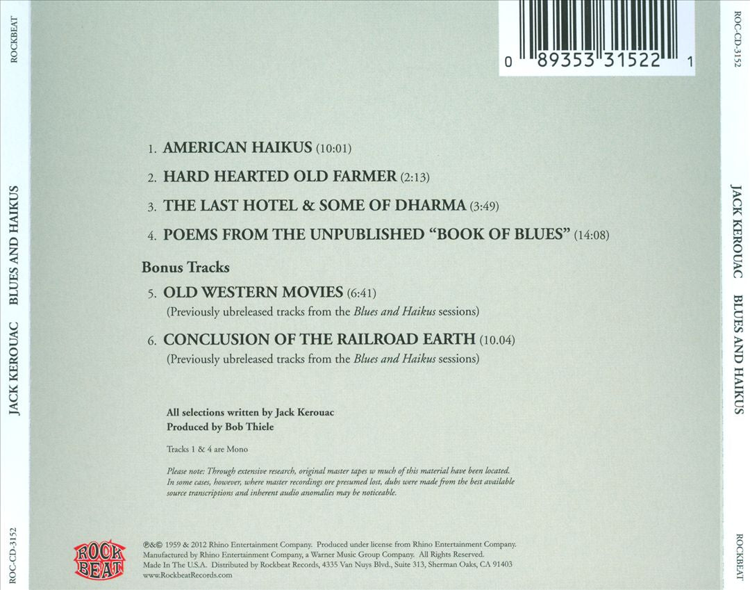 Blues and Haikus cover art
