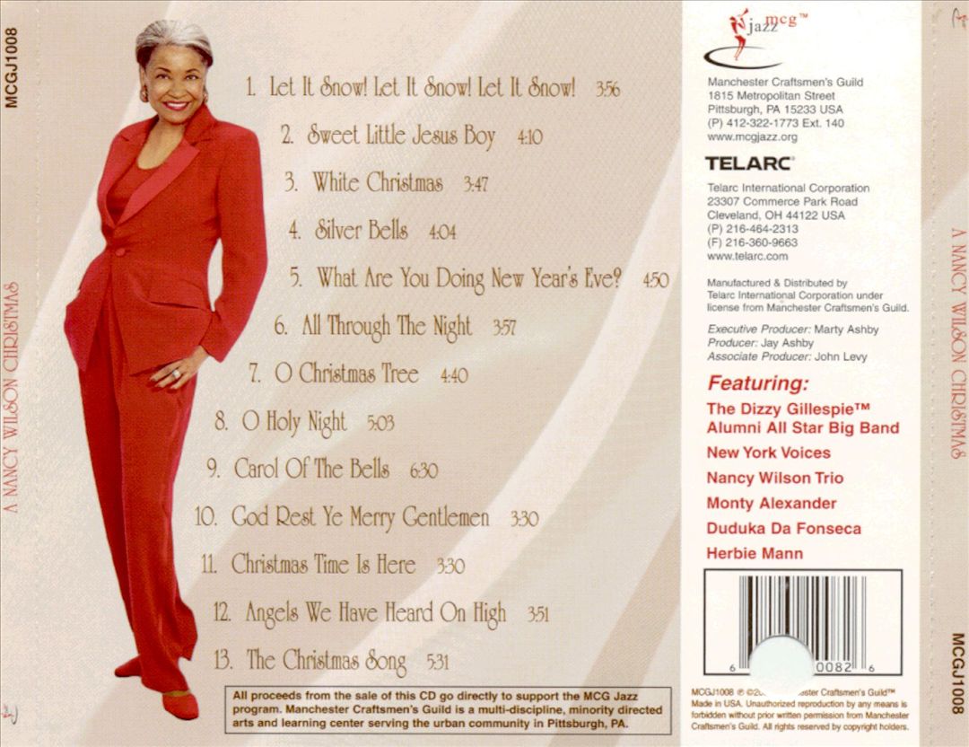Nancy Wilson Christmas cover art
