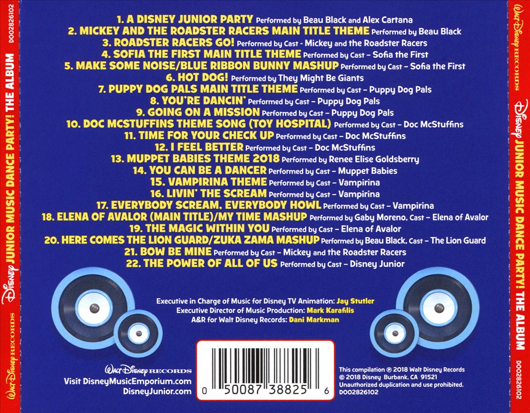 Disney Junior Music Dance Party cover art