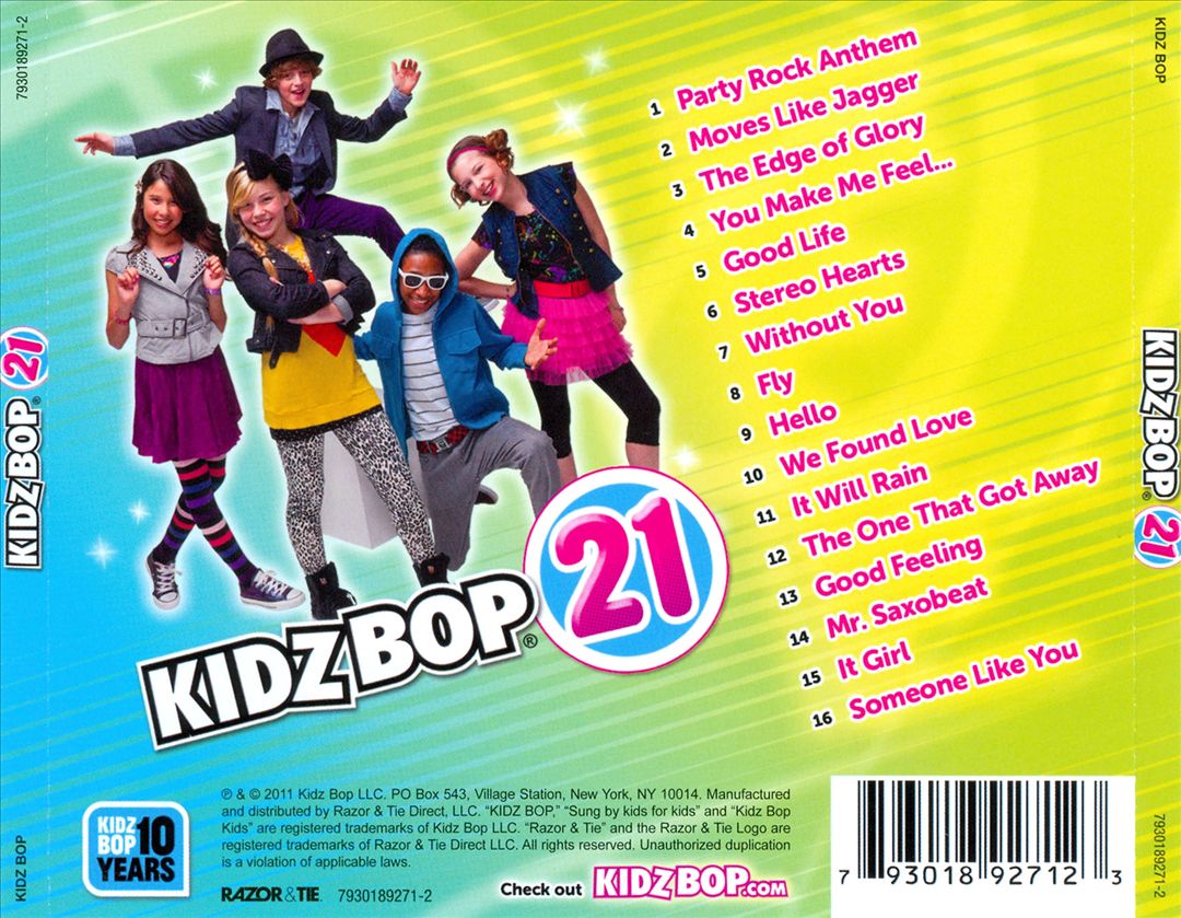 Kidz Bop 21 cover art