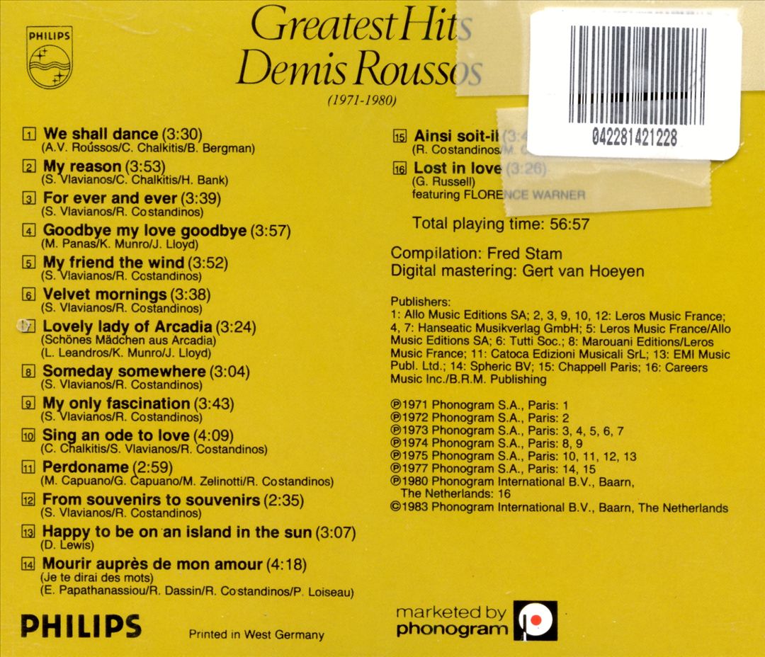 Greatest Hits: 1971-1980 cover art