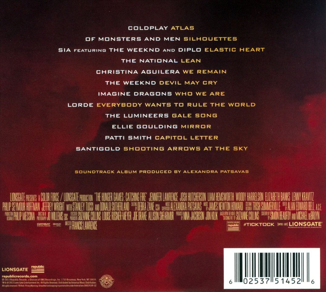 Hunger Games: Catching Fire [Original Motion Picture Soundtrack] cover art