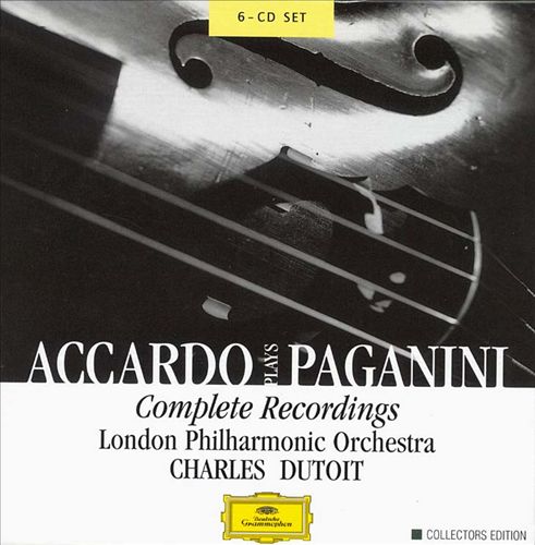 Accardo Plays Paganini: Complete Recordings cover art