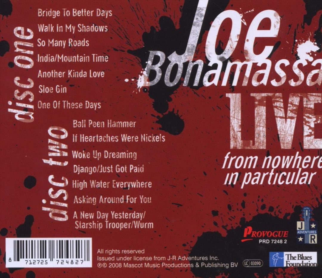 Live From Nowhere in Particular cover art