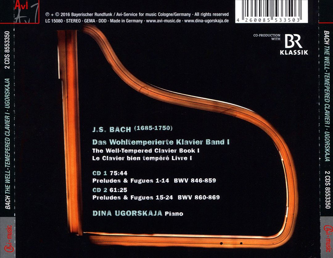 Bach: The Well-Tempered Clavier I cover art