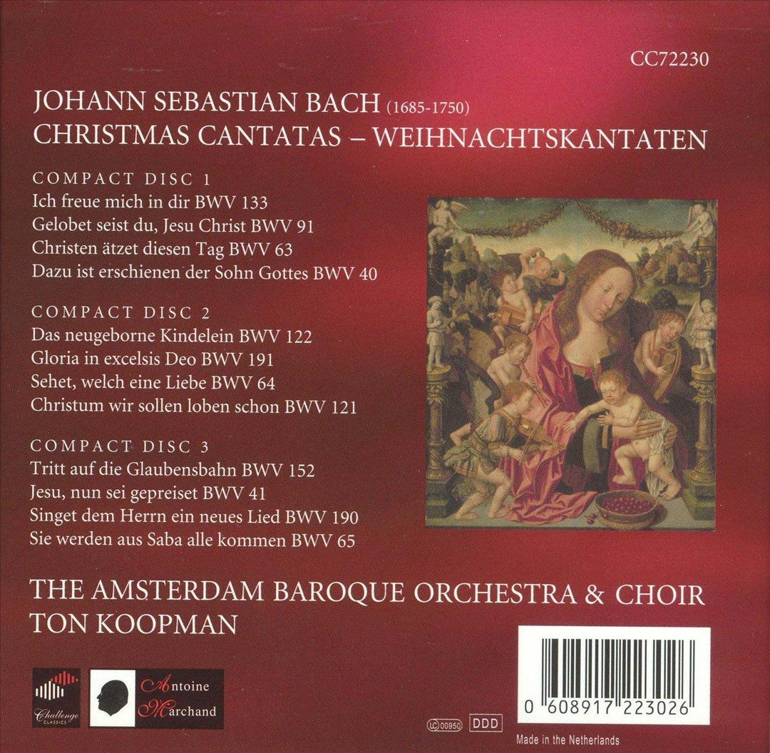Bach: Christmas Cantatas cover art