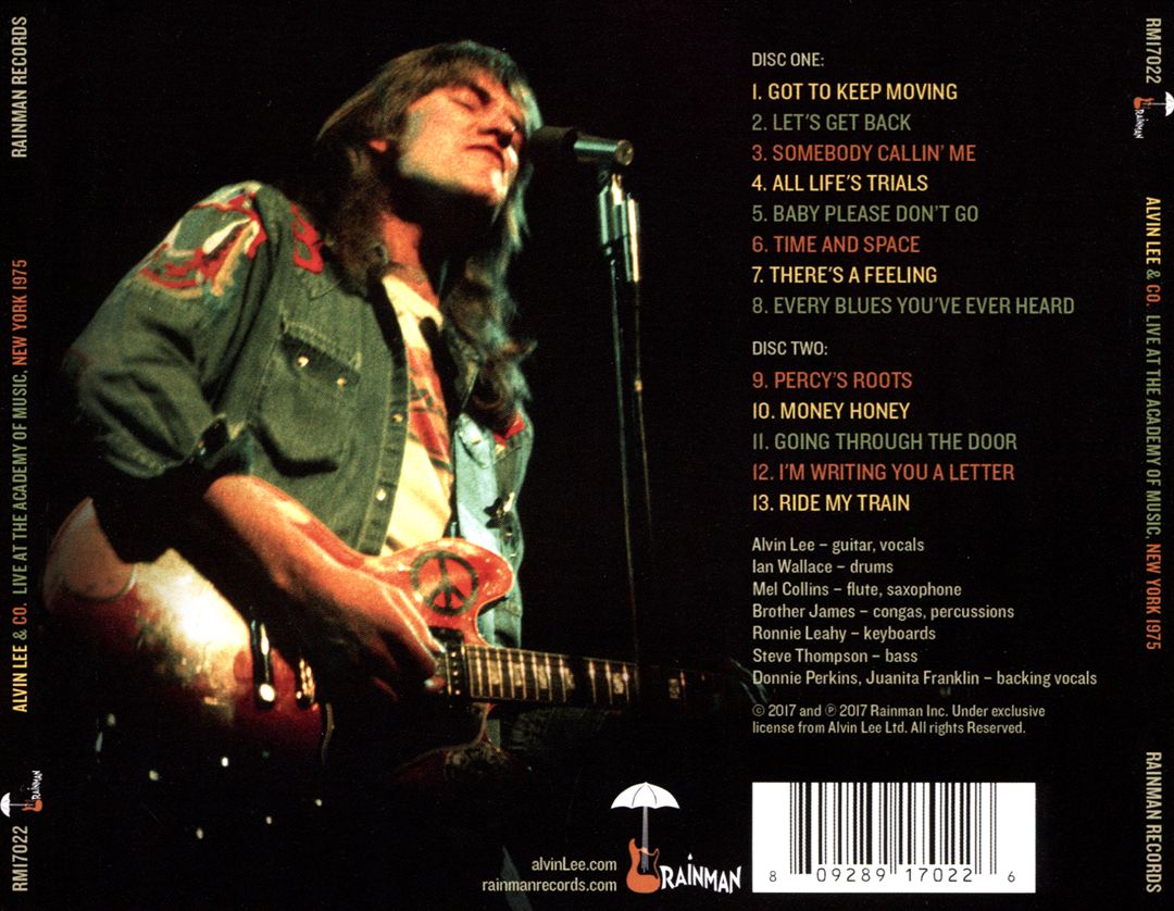 Live at the Academy of Music New York 1975 cover art