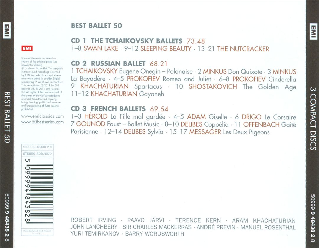 50 Best Ballet cover art