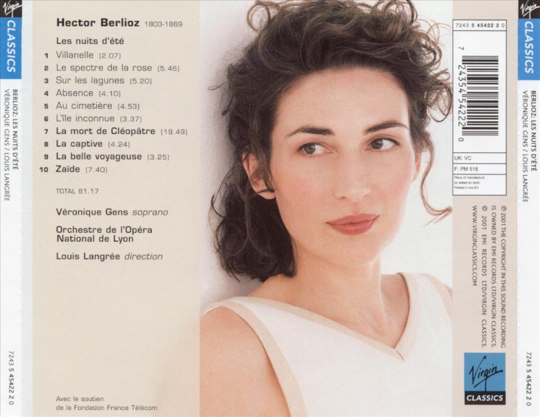 Berlioz: Les nuits d'été cover art