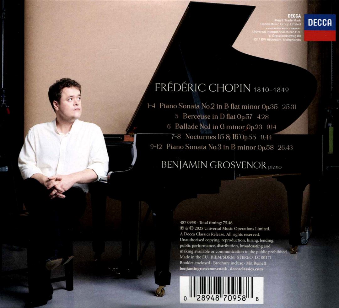 Chopin: Sonatas 2 & 3; Ballade No. 1; Berceuse; Nocturnes cover art