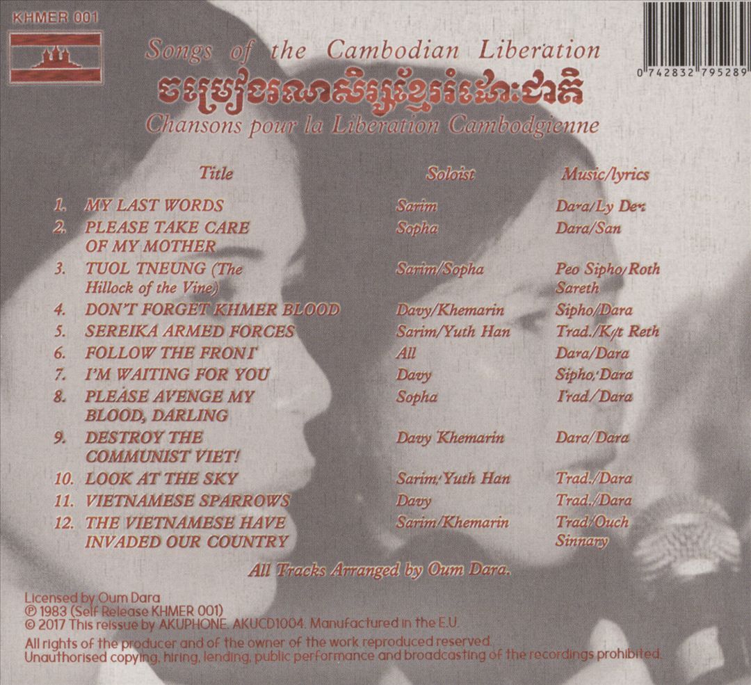 Cambodian Liberation Songs cover art
