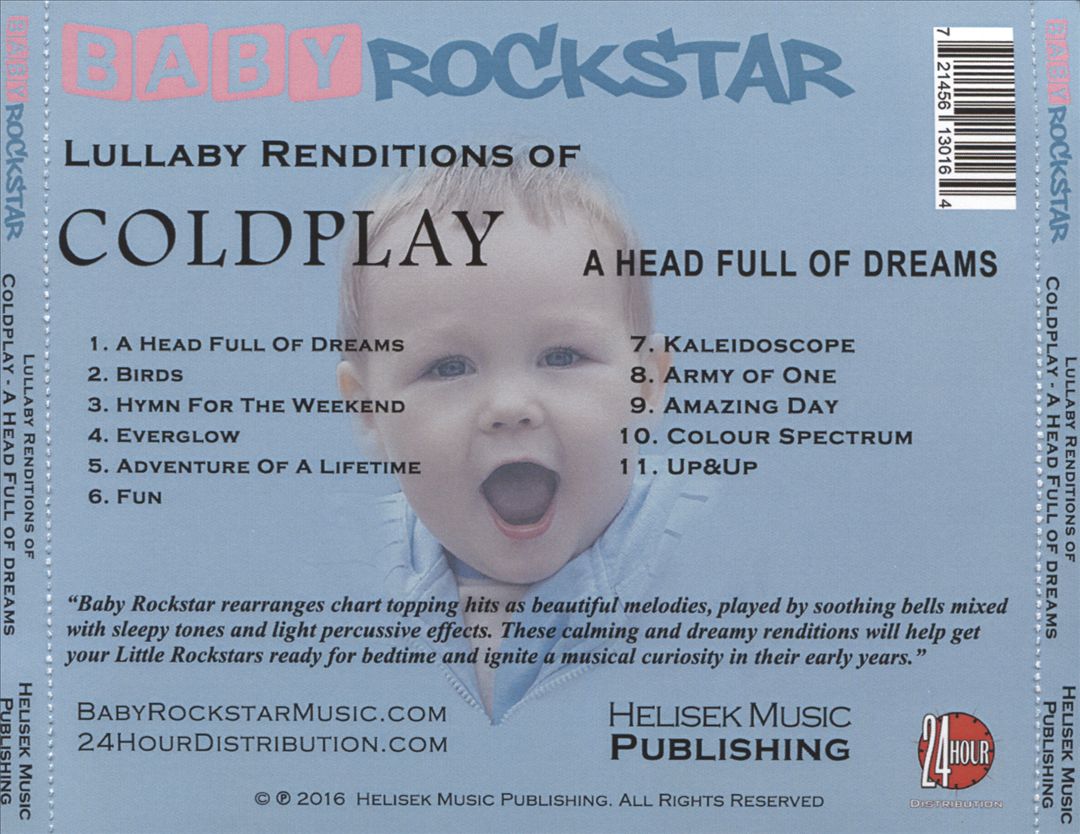 Coldplay: A Head Full of Dreams - Lullaby Renditions cover art