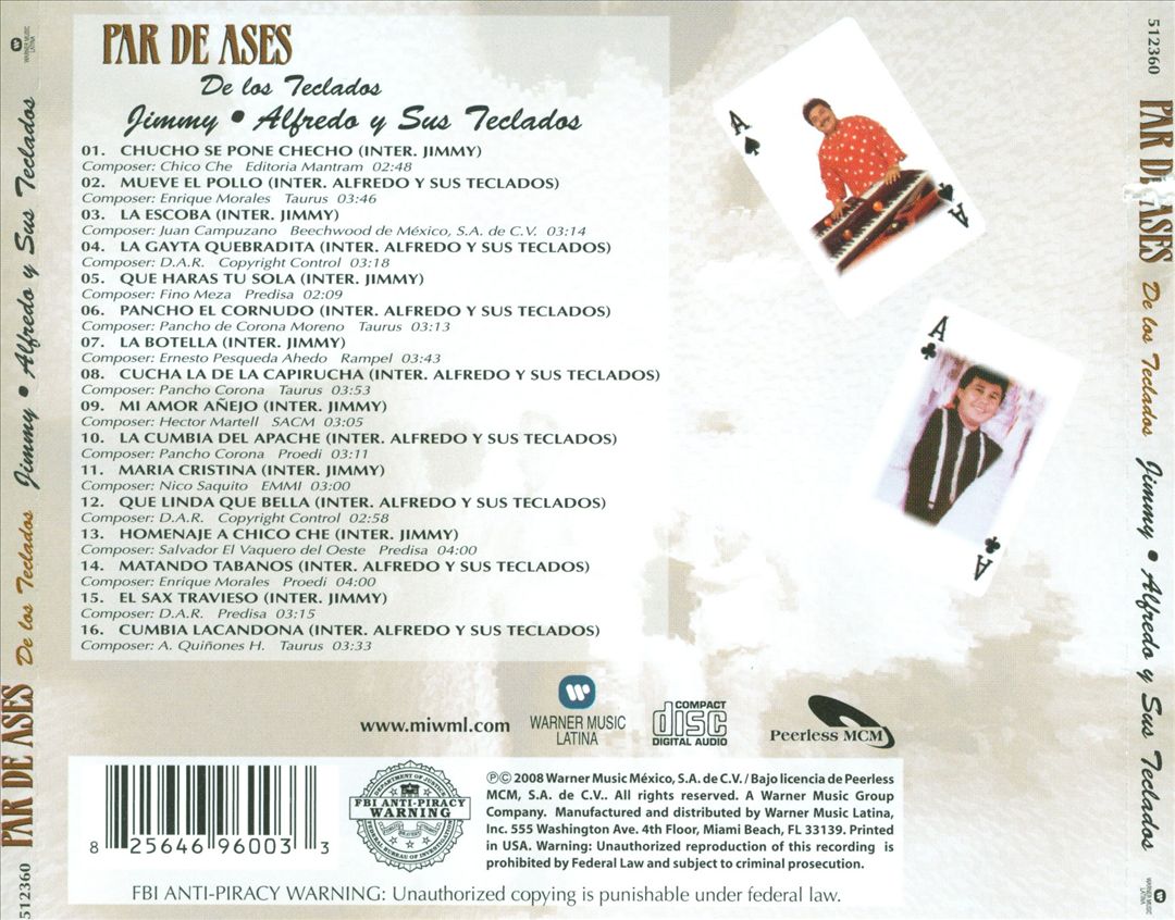 Par de Ases de Los Teclados cover art