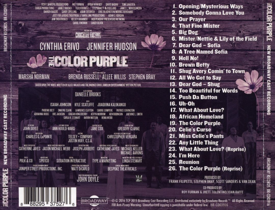 Color Purple [New Broadway Cast Recording] cover art
