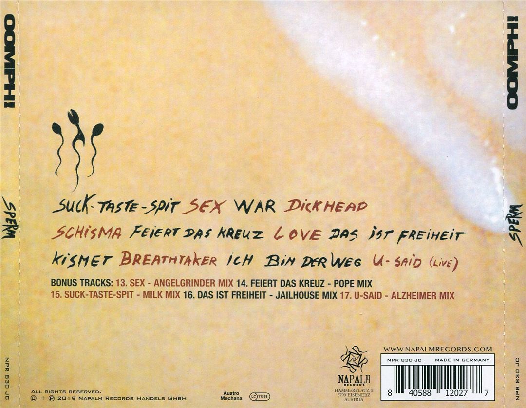 Sperm cover art
