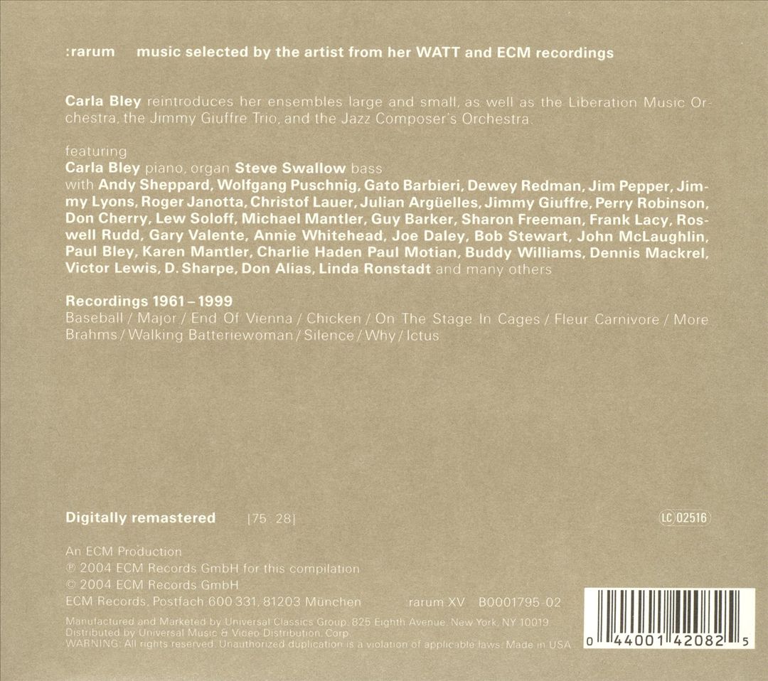 Selected Recordings (Rarum XV) cover art