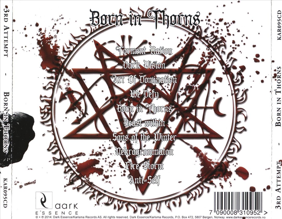 Born in Thorns cover art