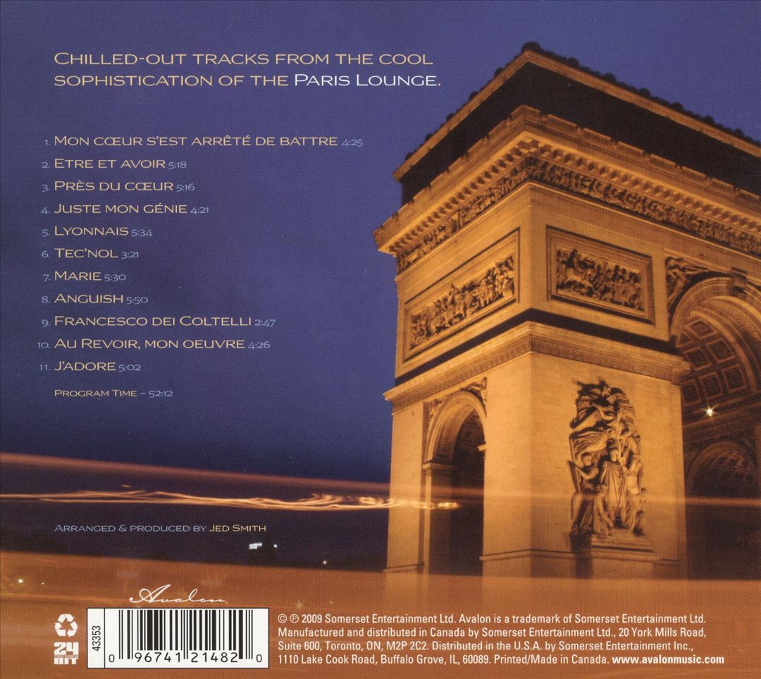 Paris Lounge [Avalon] cover art