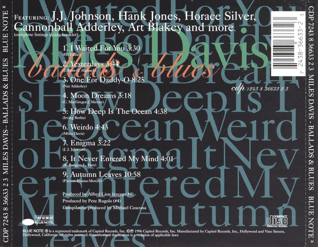Ballads and Blues cover art