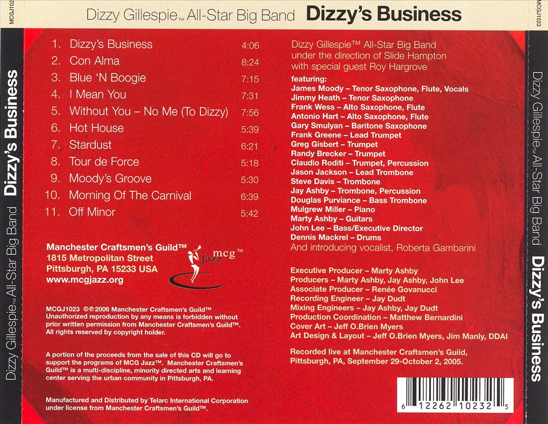 Dizzy's Business cover art