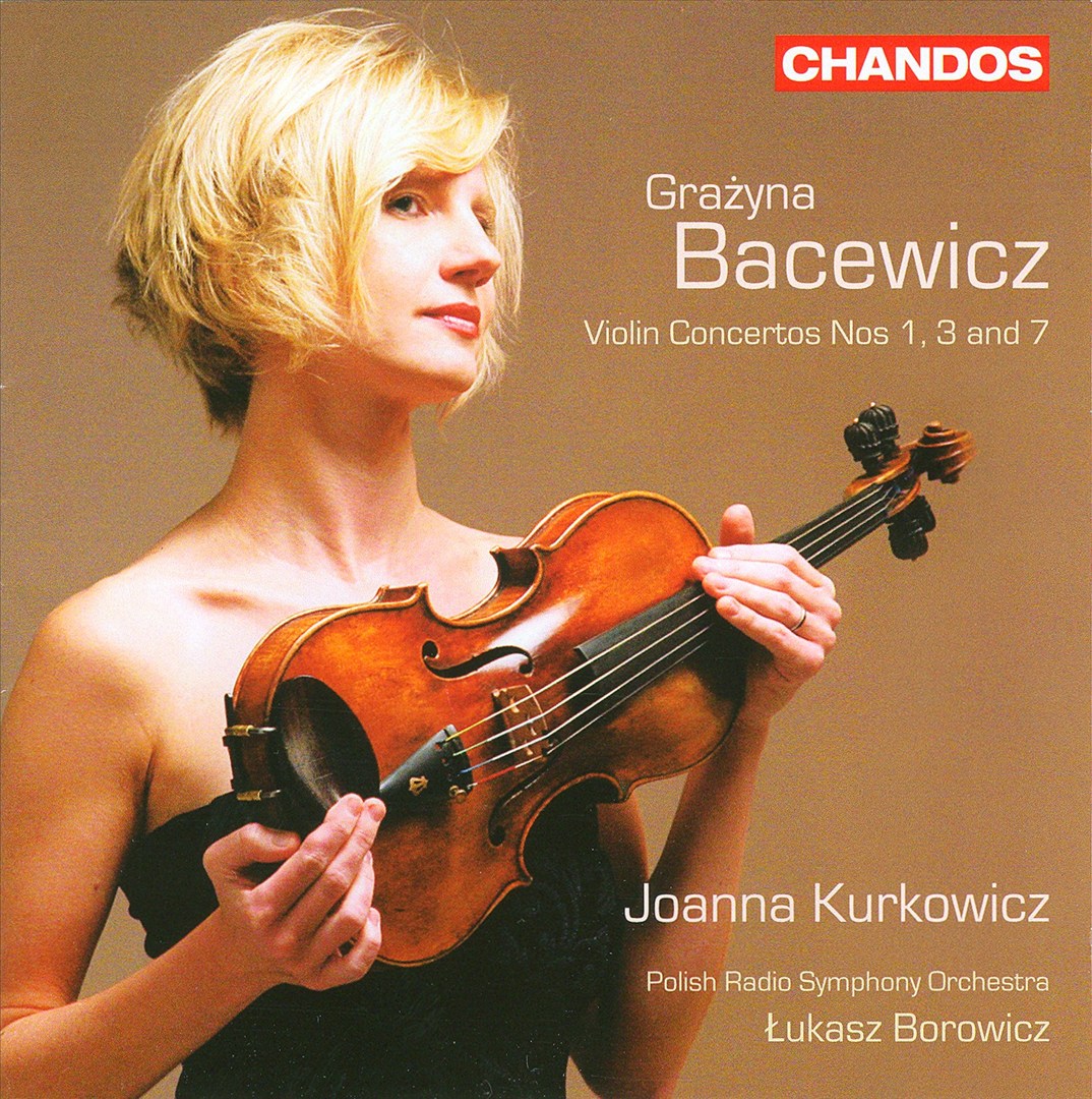 Grazyna Bacewicz: Violin Concertos Nos. 1, 3, 7 cover art