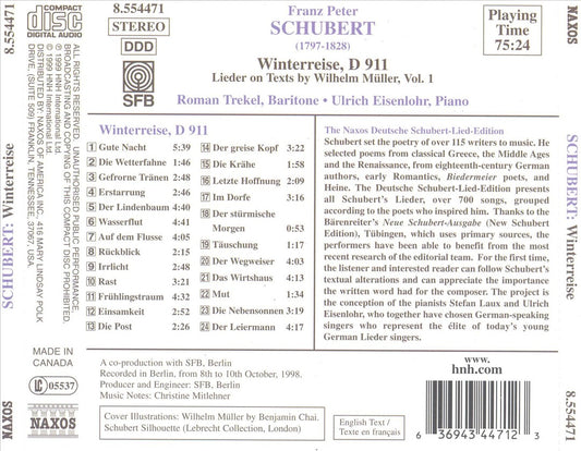 Schubert: Winterreise cover art