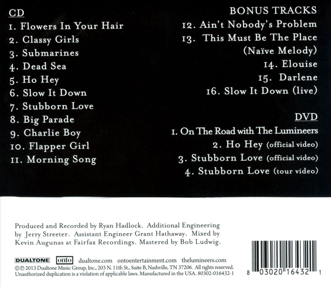 The Lumineers [Deluxe Edition] cover art