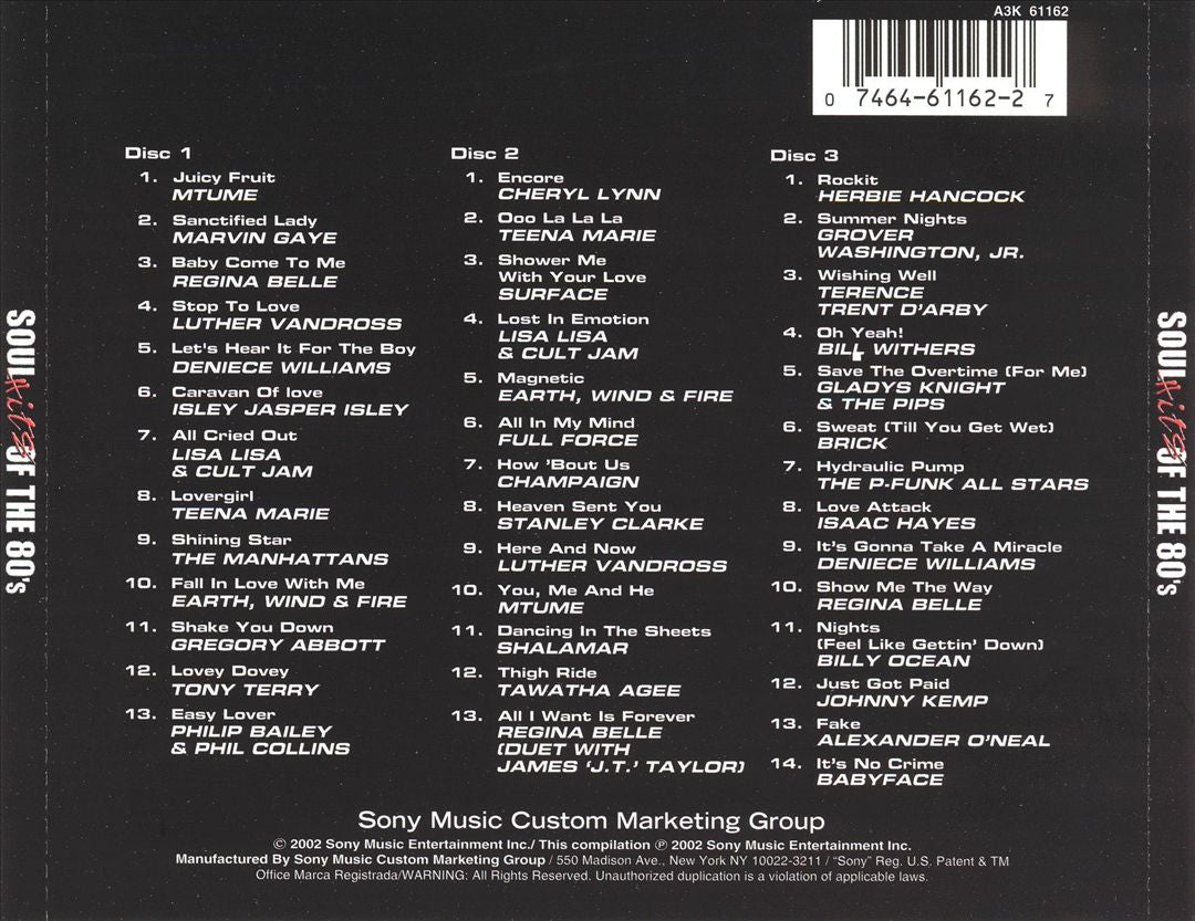 Soul Hits of the 80's [Sony] cover art