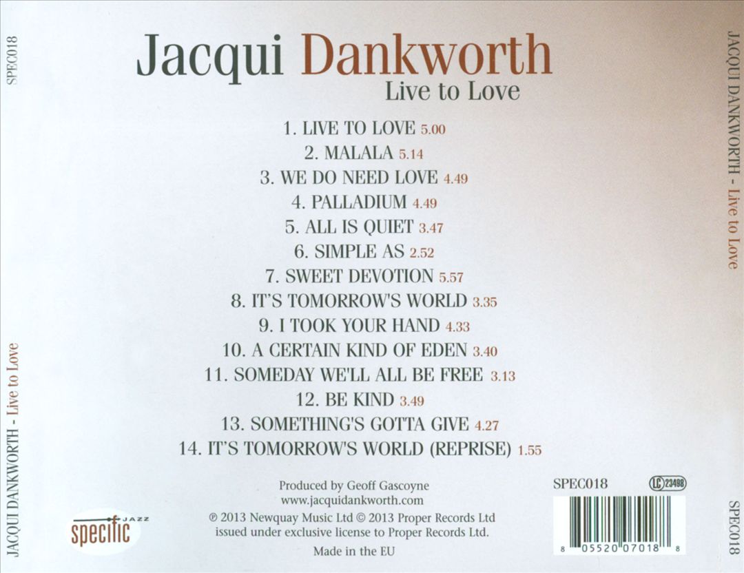 Live to Love cover art