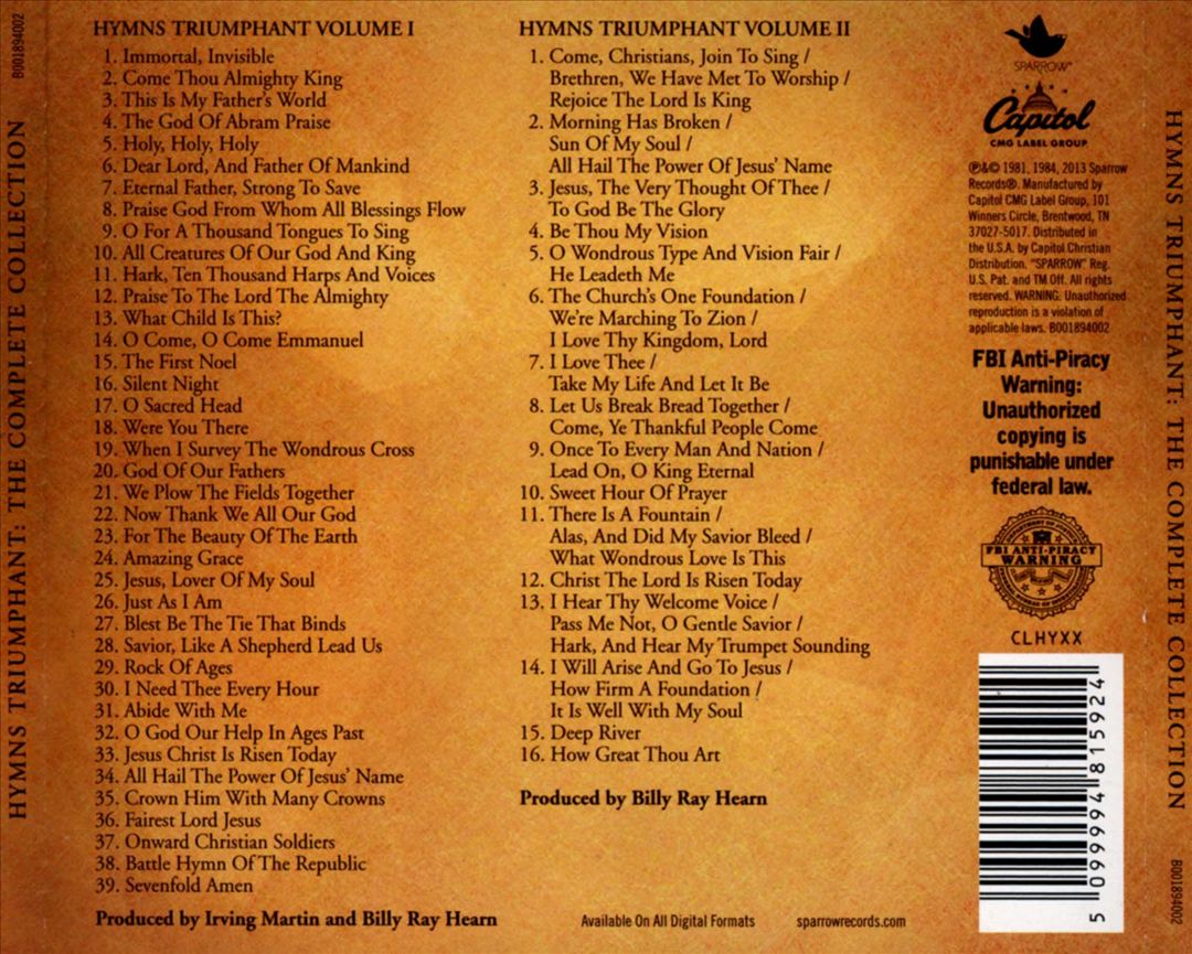 Hymns Triumphant: The Complete Collection cover art