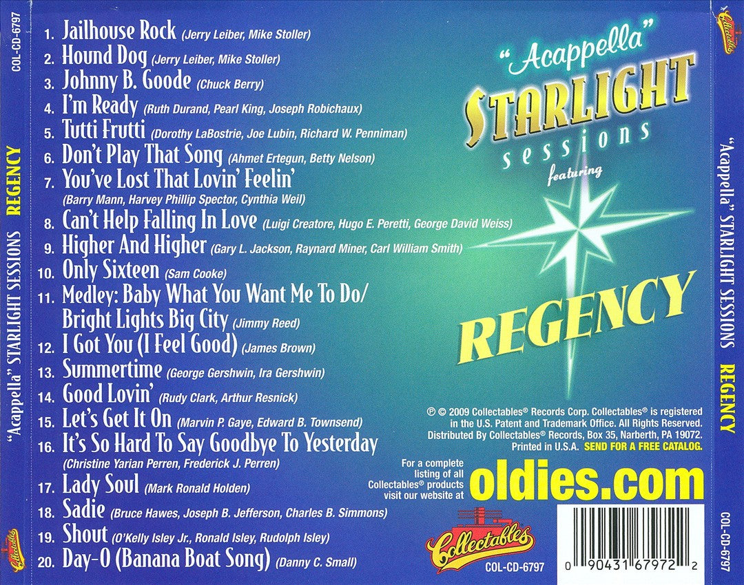 Acappella Starlight Sessions cover art