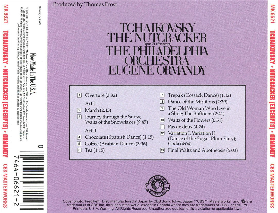 Tchaikovsky: The Nutcracker (Highlights) cover art