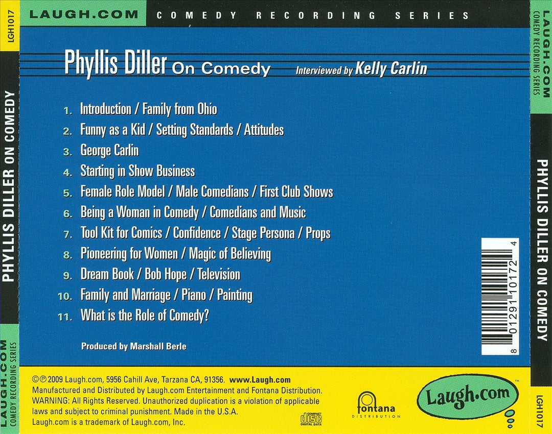 Phyllis Diller on Comedy cover art