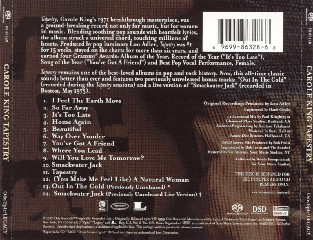 Tapestry [Bonus Tracks] cover art
