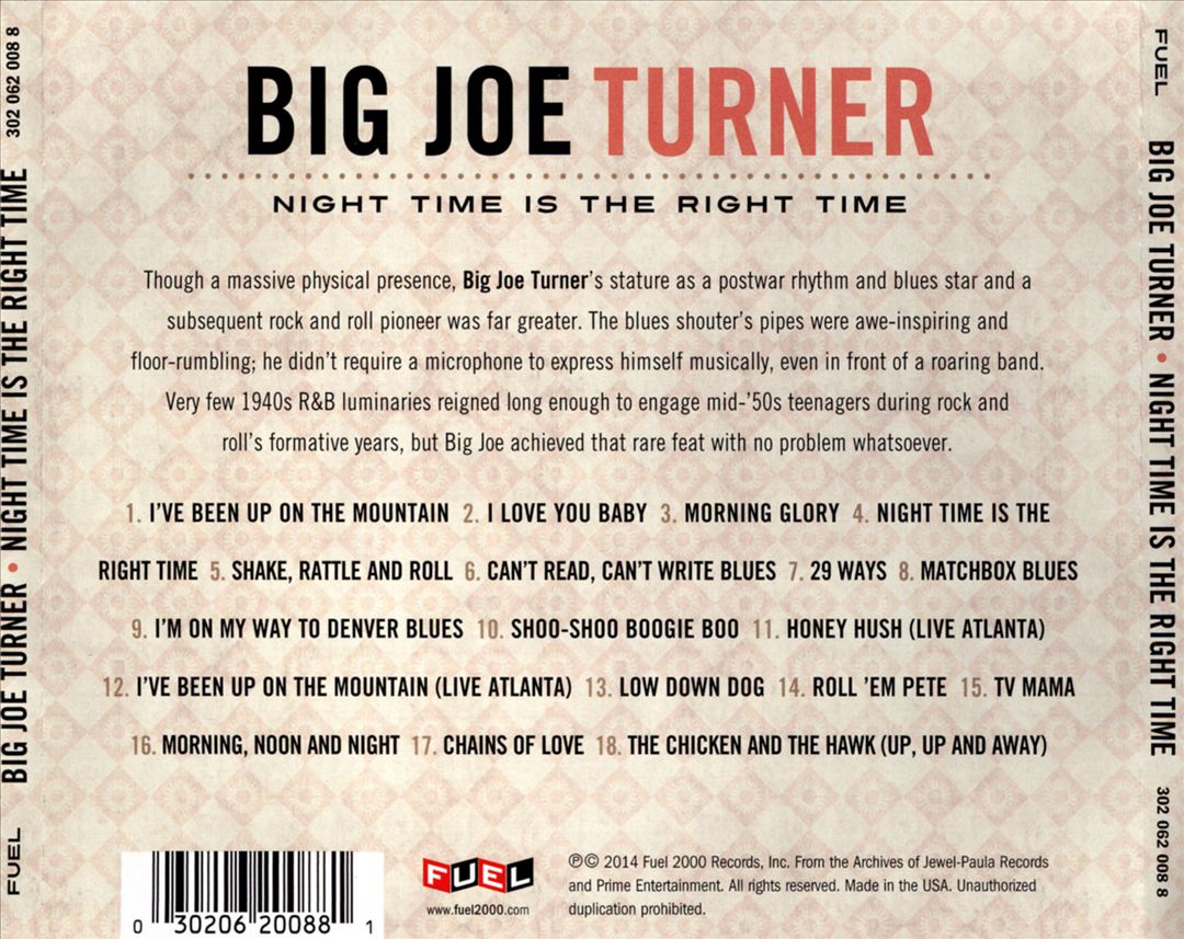 Night Time is the Right Time: The Ronn Records cover art