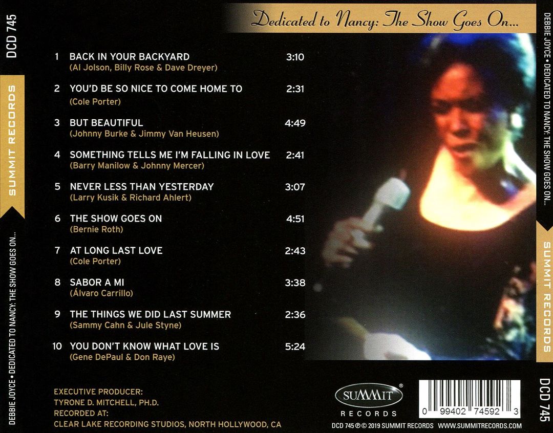 Dedicated to Nancy: The Show Goes On... cover art