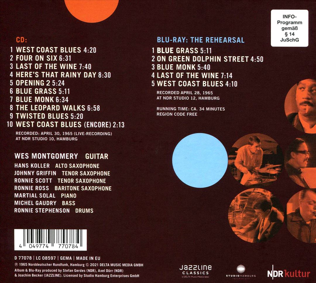 NDR Hamburg Studio Recordings [CD/Blu-Ray] cover art