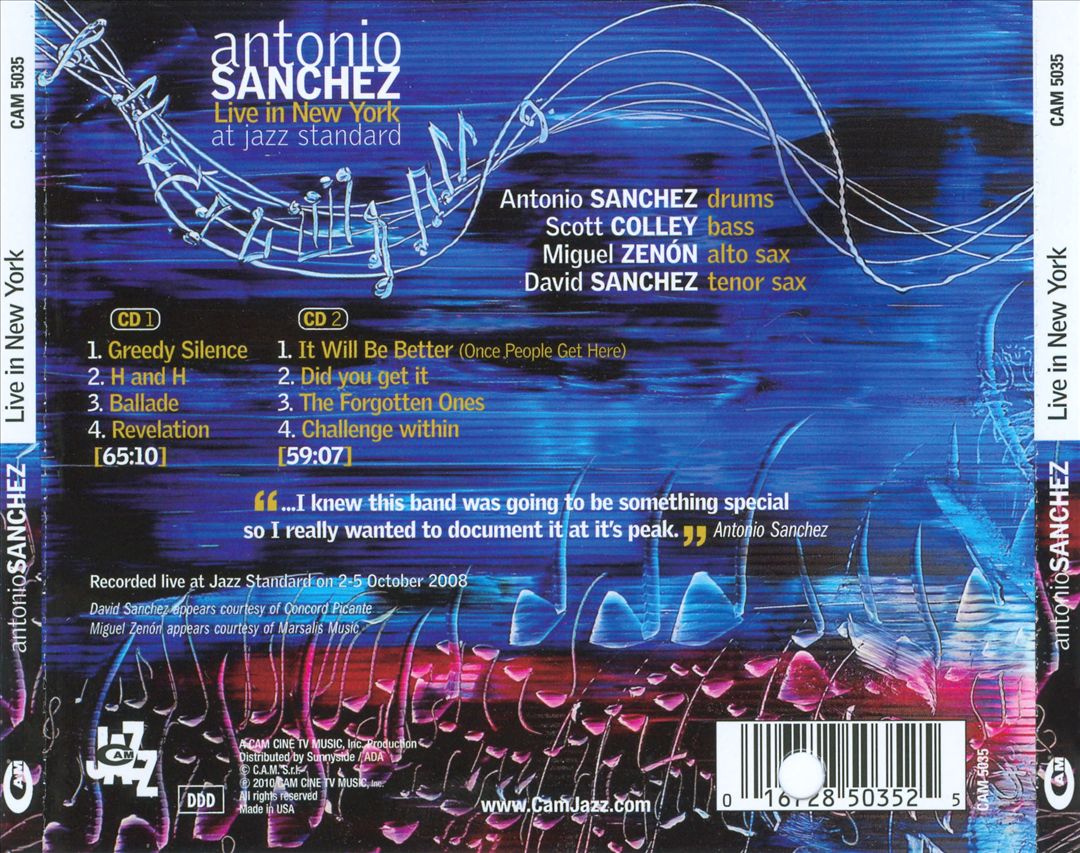Live in New York at Jazz Standard cover art