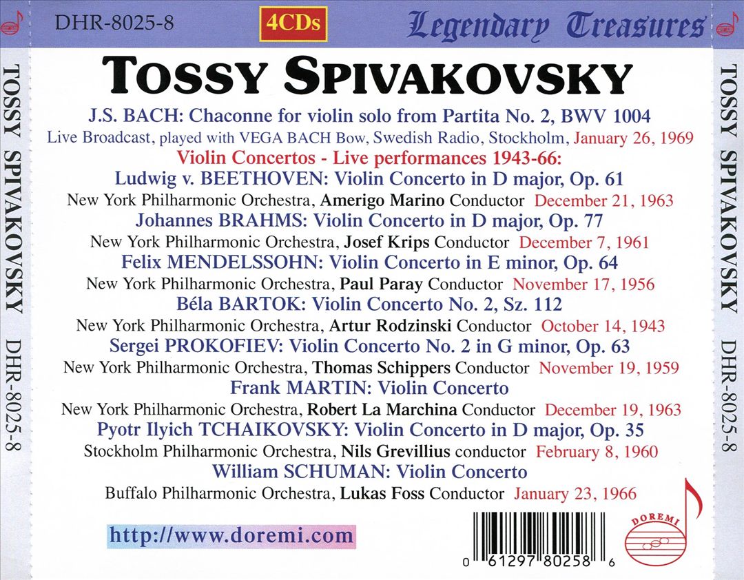 8 Violin Concertos cover art