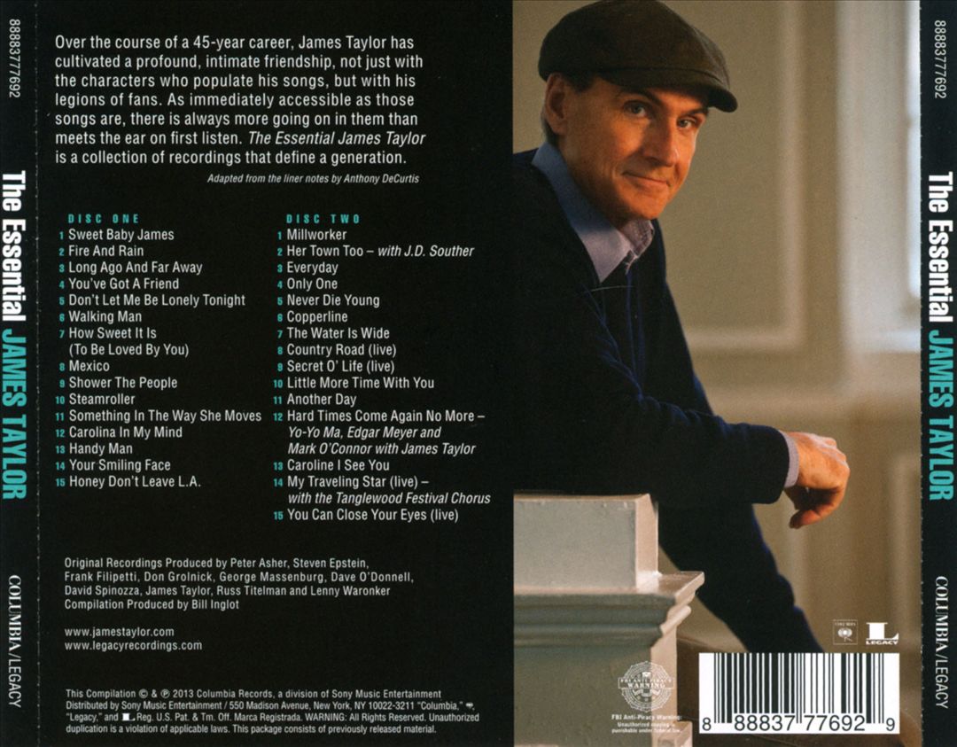 Essential James Taylor [Sony] cover art