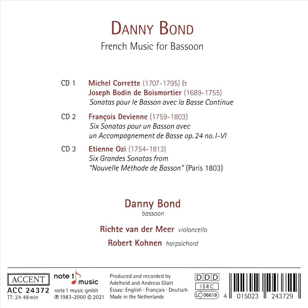 French Music for Bassoon: Corette, Boismortier, Devienne, Ozi cover art