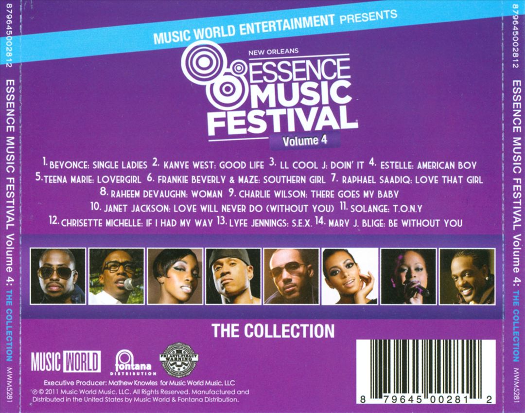 Essence Music Festival, Vol. 4: The Collection cover art